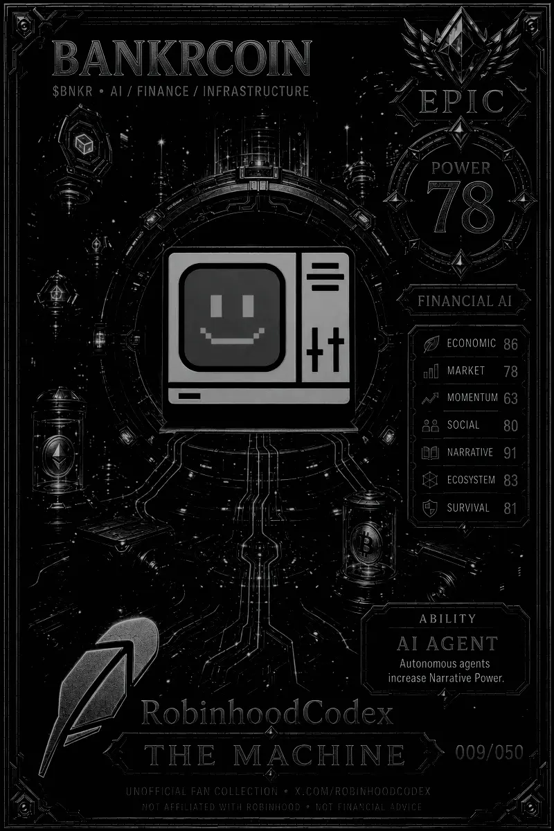 BANKRCOIN card — sealed