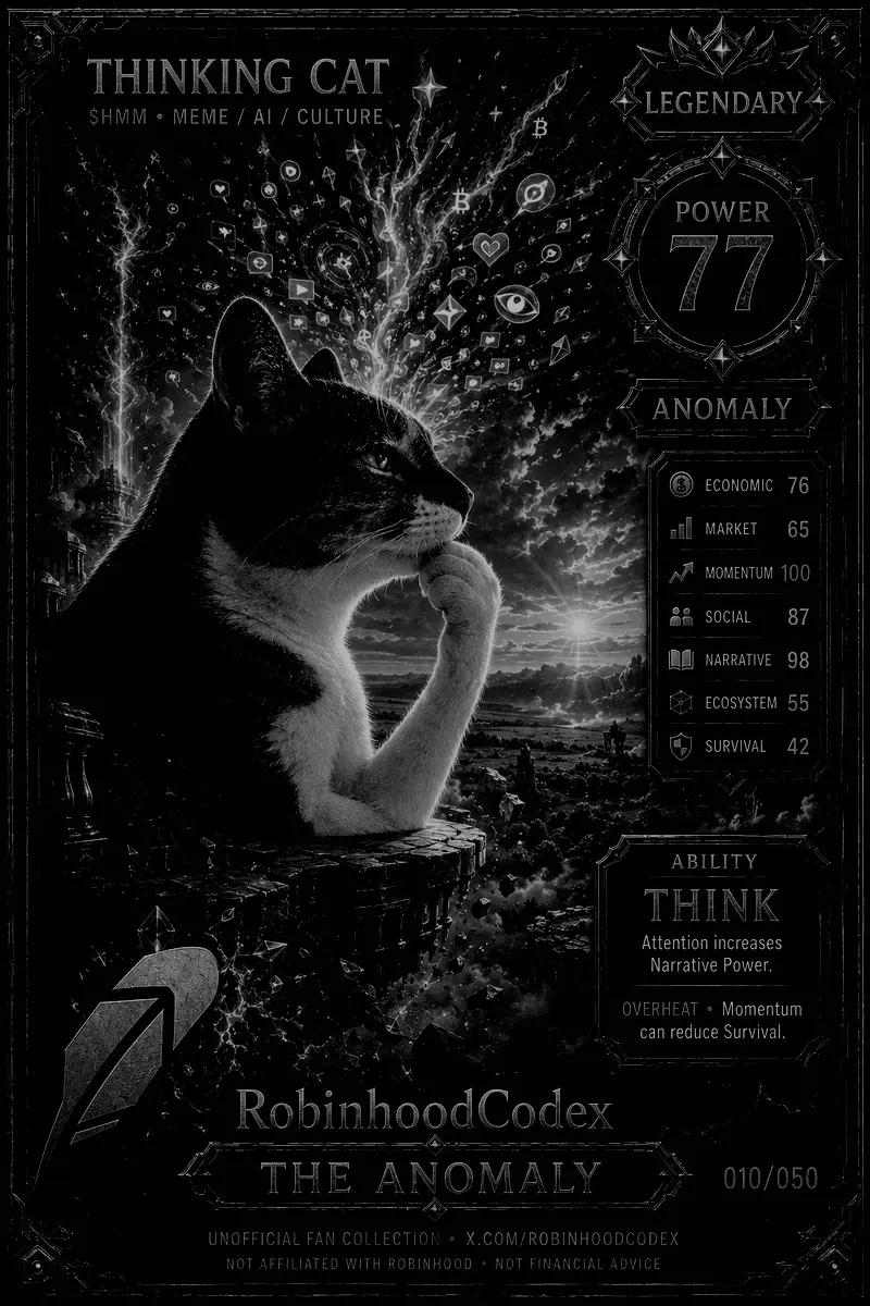 THINKING CAT card — sealed