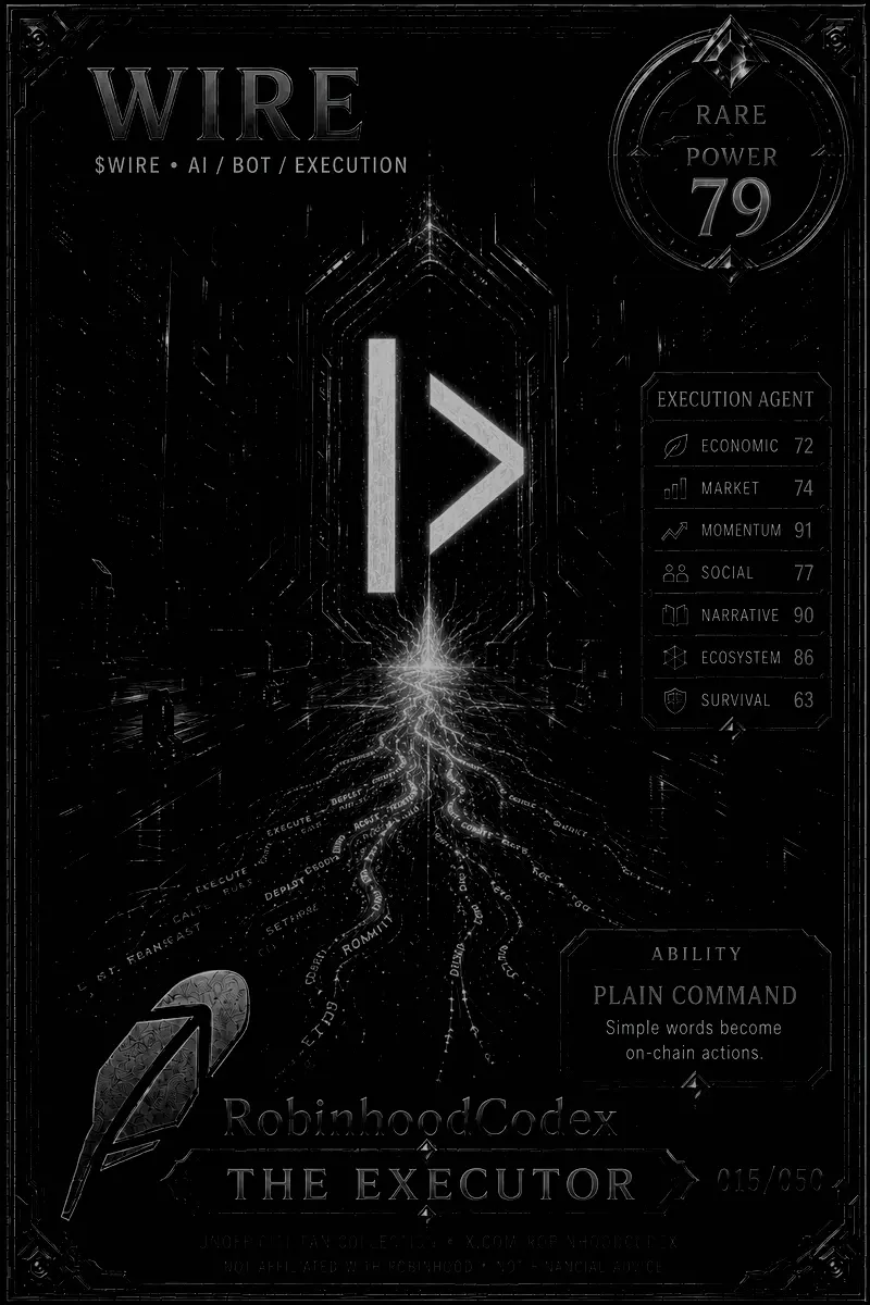 WIRE card — sealed