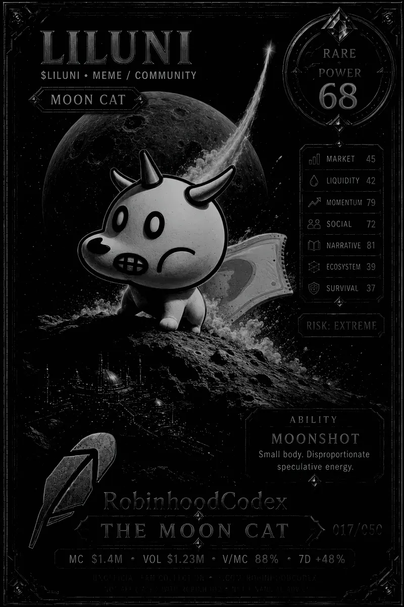 LILUNI card — sealed
