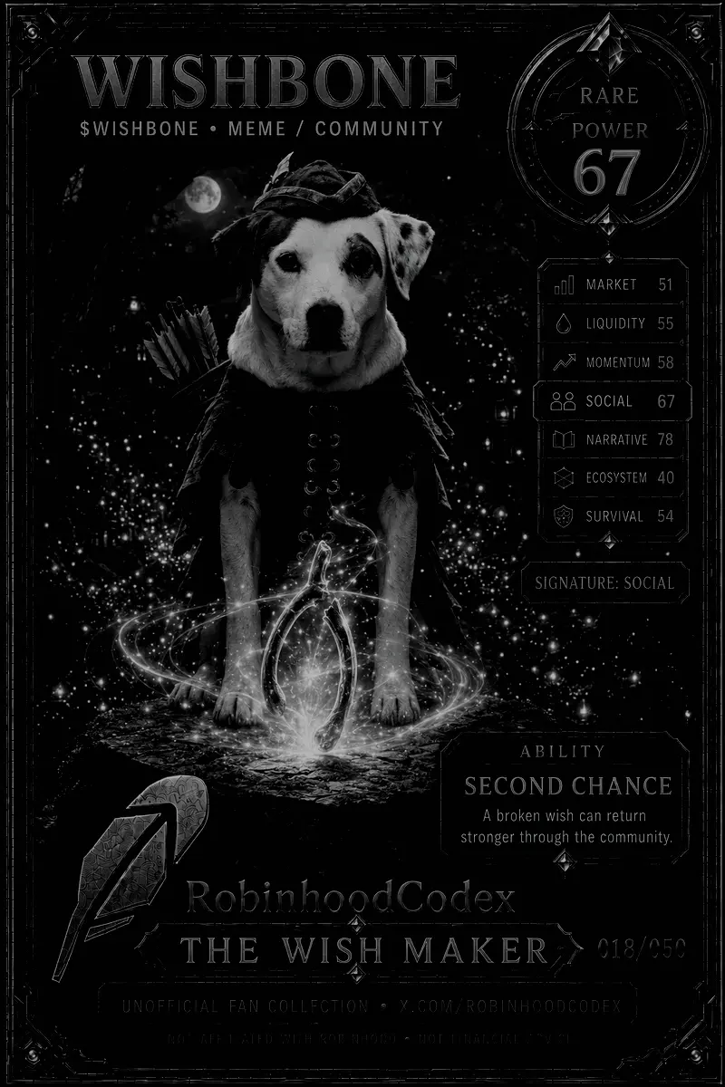 WISHBONE card — sealed