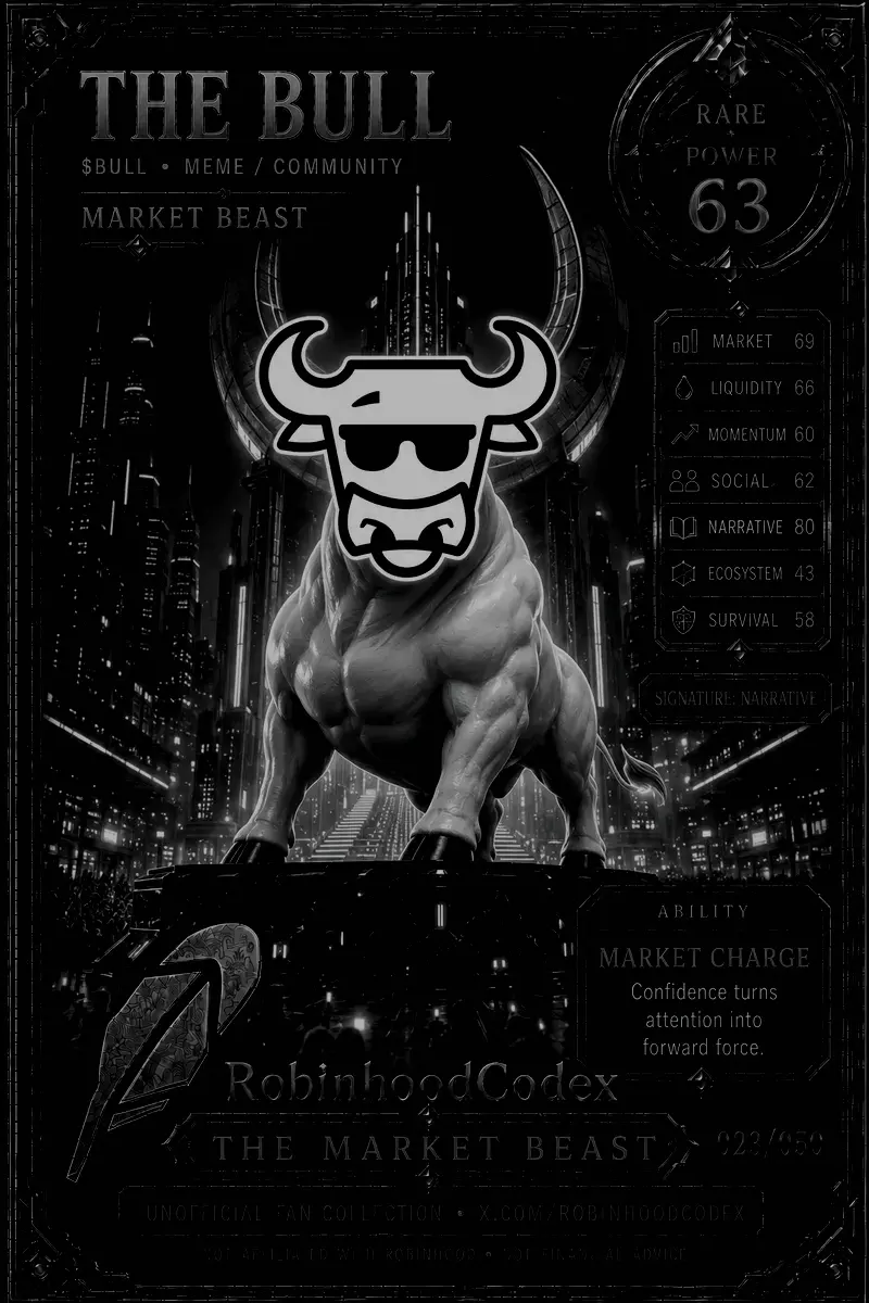 THE BULL card — sealed