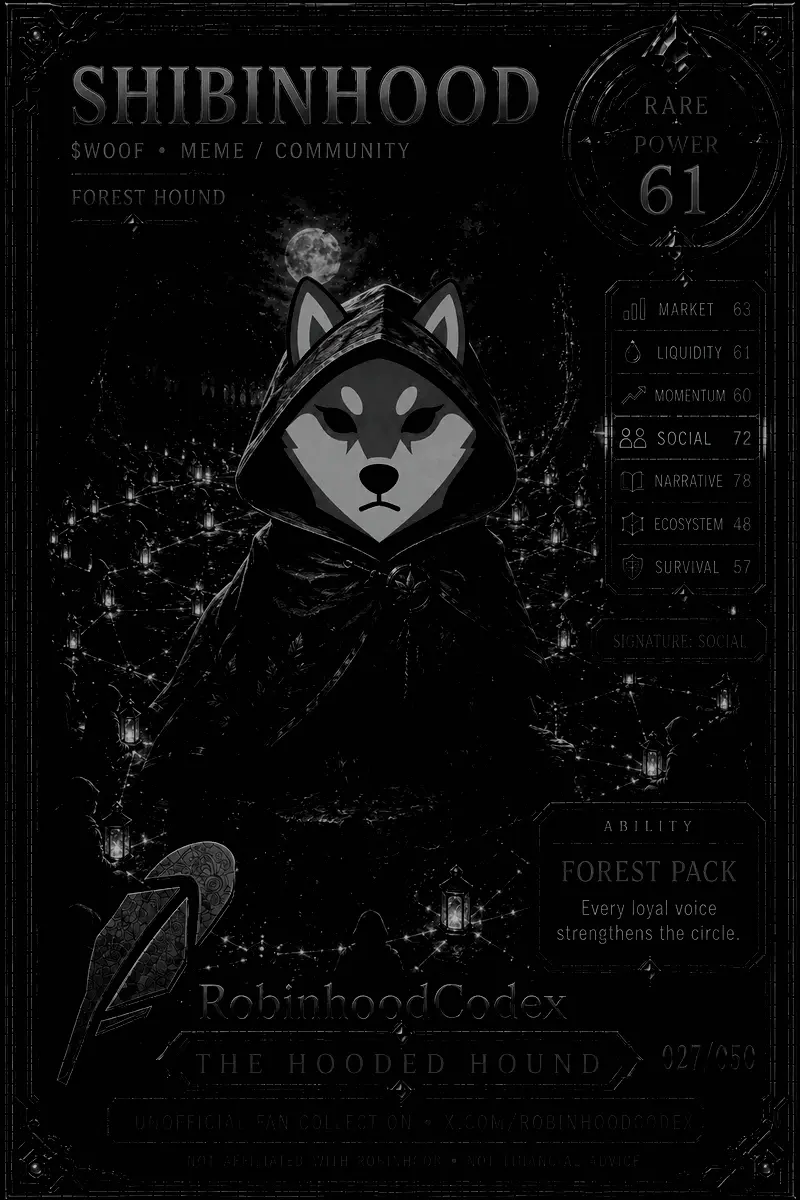 SHIBINHOOD card — sealed
