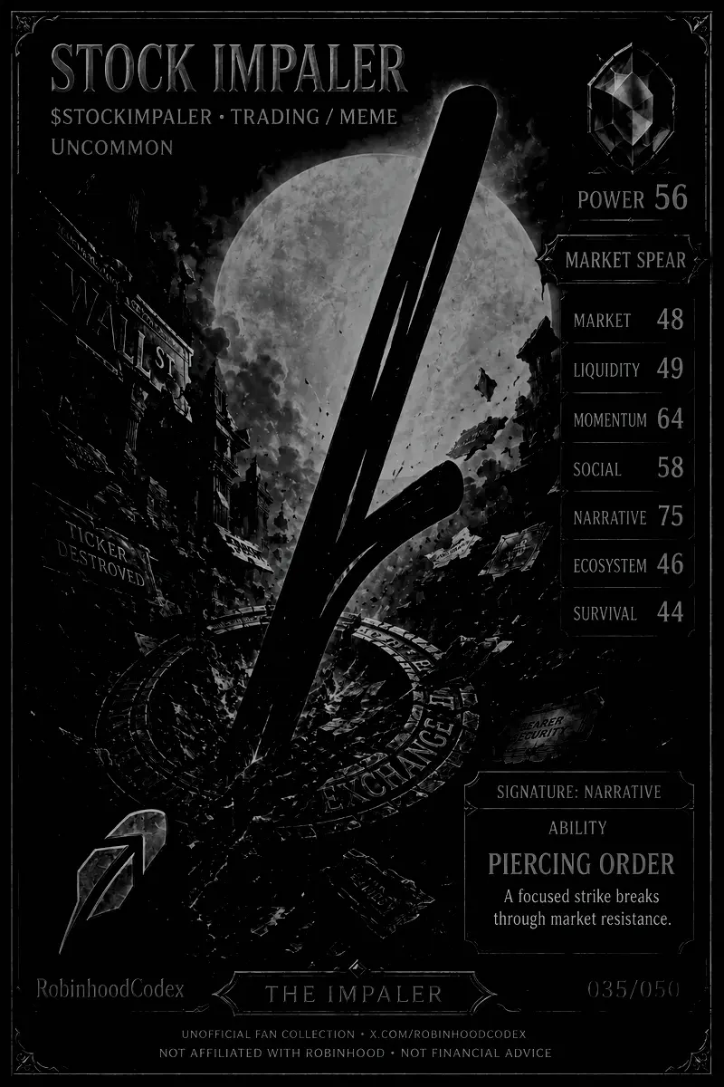 STOCK IMPALER card — sealed