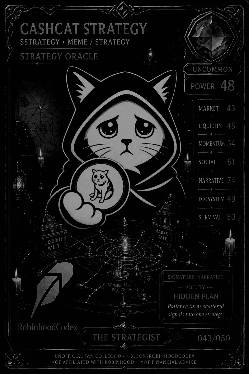 CASHCAT STRATEGY card — sealed