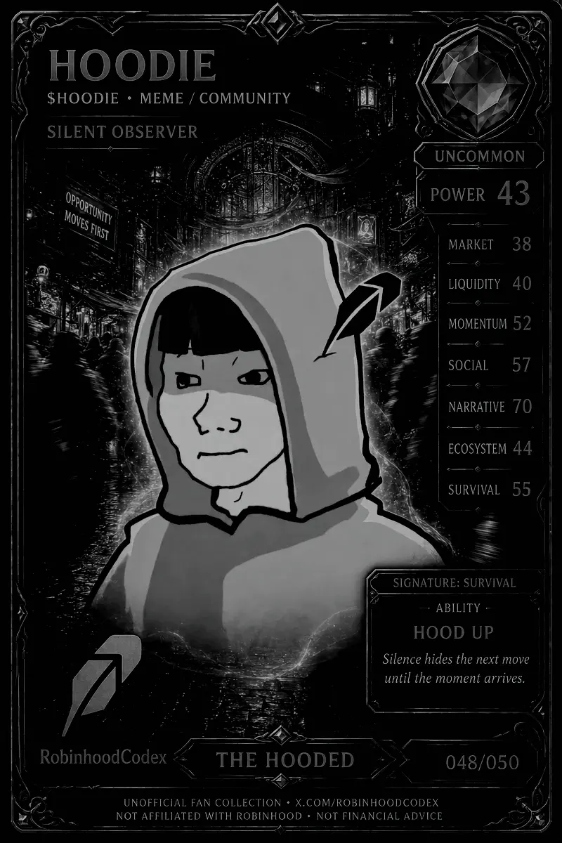 HOODIE card — sealed