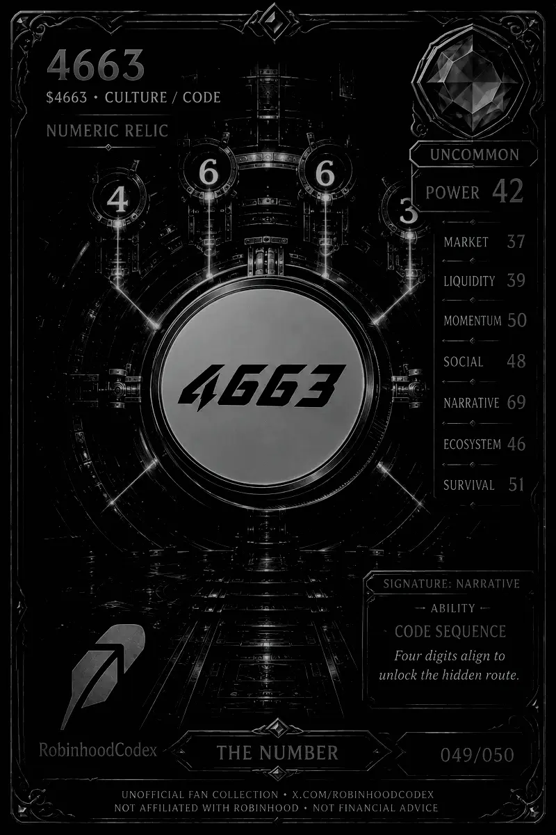 4663 card — sealed